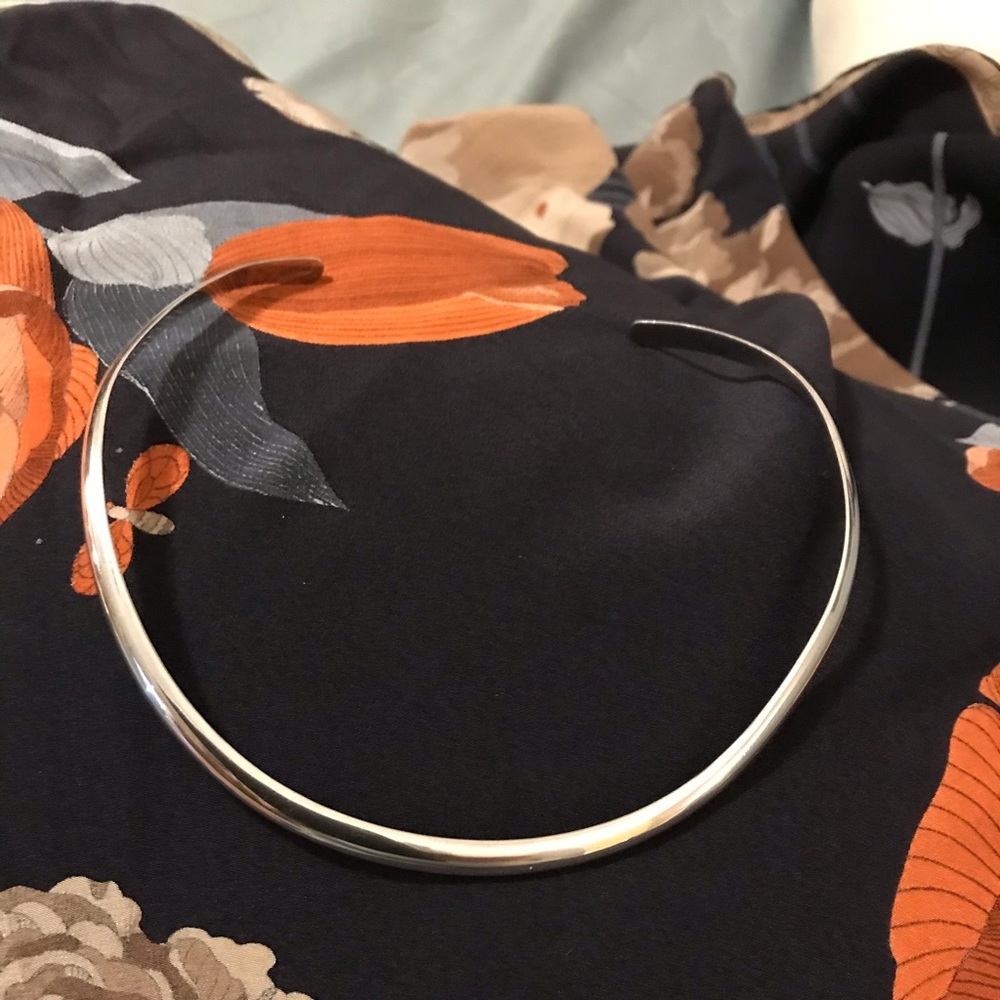 SOLID STERLING NECK CUFF FROM GILBERT ORTEGA AZ